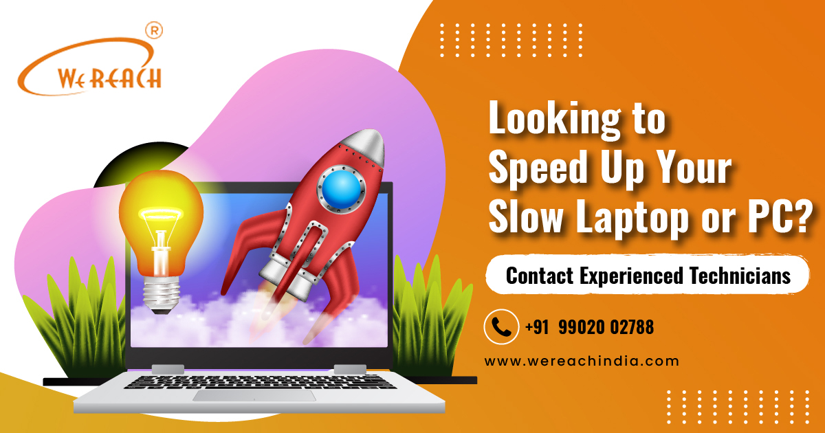 Laptop Service Center Electronic Town | WeReach Infotech